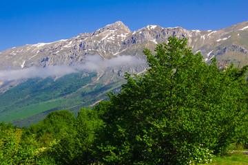 Appennino abruzzese in primavera