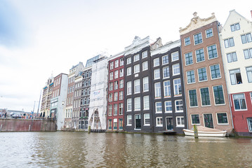 Fototapeta na wymiar Amsterdam homes