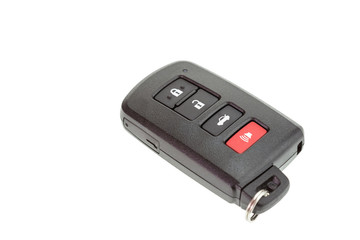 Car key remote isolated on white background