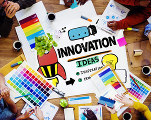 Innovation Business Plan Creativity Mission Strategy Concept