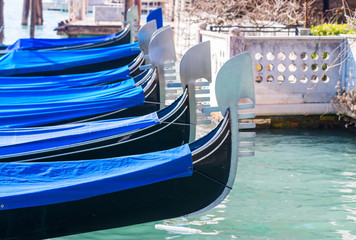 Venice gondolas