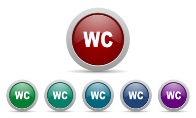 wc vector web icon set