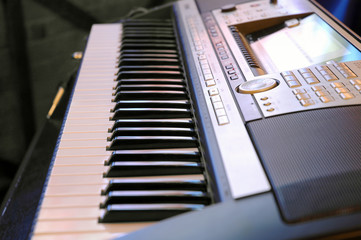 Fototapeta na wymiar Modern Electronic piano 