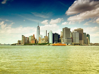 Skyline of Downtown Manhattan