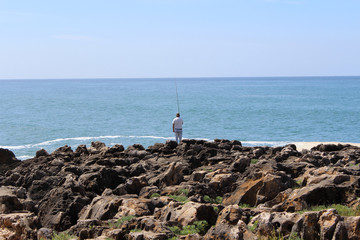 Cliff and Sea, Cascais, Lisbon, Portugal