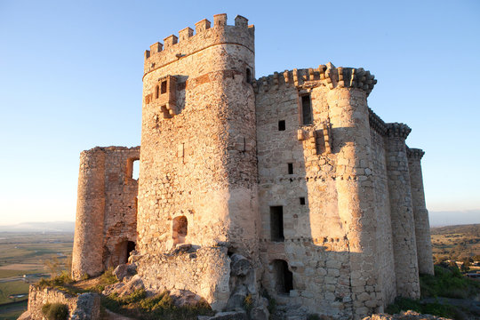 Ancient castle in ruins located in the north of Cáceres