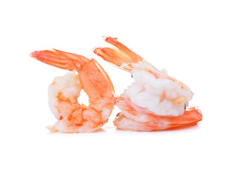 shrimp isolated on white background