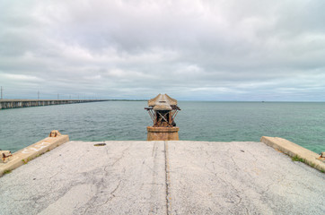 Fototapeta premium Old Seven Mile Bridge, Florida Keys