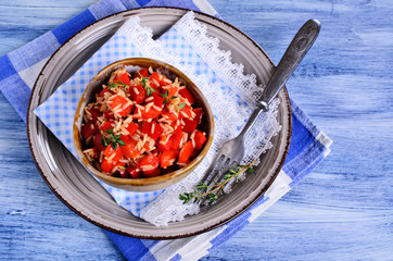 Rice with paprika