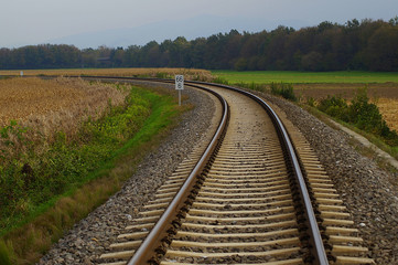 Fototapeta premium linkskurve