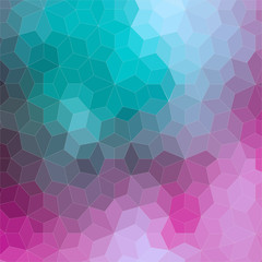 Fototapeta na wymiar Ornamental 2D geometric colorful background