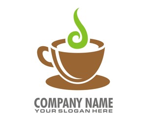 coffee beverages logo image vector