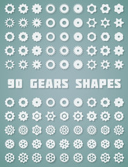 Gears Icons Set