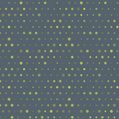 Green Gray Dot Pattern. Vector Background.