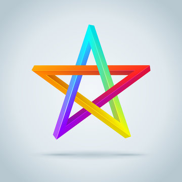 Colorful Inconceivable Pentagram.