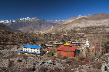 around the village of Muktinath