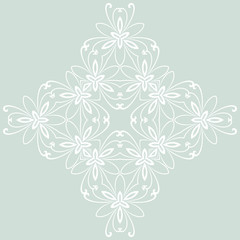 Damask Vector Orient Pattern