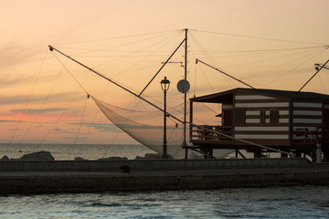 Cesenatico Adriatic Sea coastal town, fisherman house
