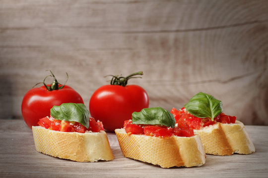 Tomatenbruscetta, Tomatenbrot