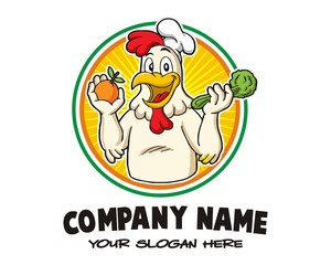 cook chicken character image vector