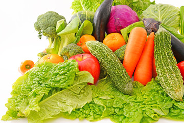 新鮮な野菜と果物