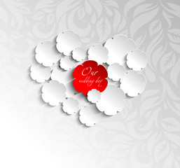 Wedding invitation card