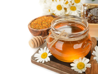 Honey, chamomile and pollen