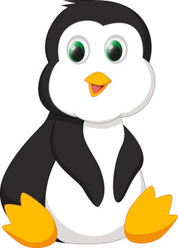 cute penguin cartoon
