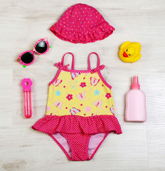 swimming fashion set for girl