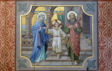Holy Family, parish church of St. Nicholas in Bad Ischl, Austria 