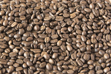 Roasted coffee beans
