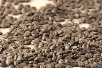 Roasted coffee beans