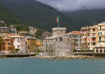 Fototapeta premium Castello sul Mare in Rapallo / Ligurien / Italien