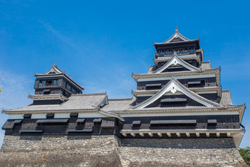 Kumamoto Castle is a hilltop Japanese castle, Kumamoto in Kumamo