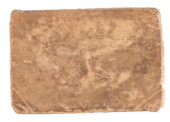 old sheet of paper isolated