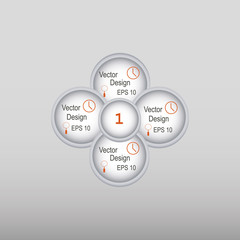 Modern minimal colorful circle 