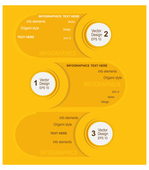 Modern minimal colorful arrow and circle 