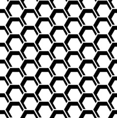Honeycomb pattern. Seamless hexagons texture.