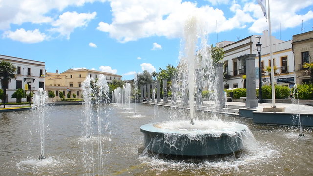Mamelon Square in Jerez de la Frontera, Spain