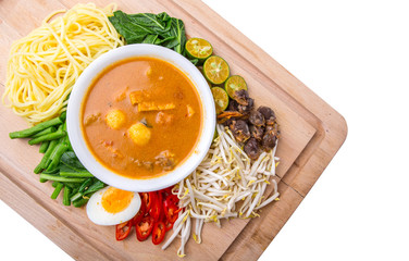 Malaysian Curry Noodles Ingredients