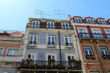 Obraz premium Typical House, Lisbon, Portugal