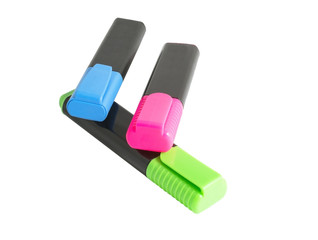 Colorful markers pens