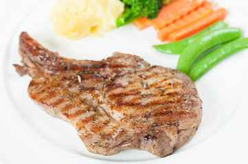 Grilled Pork Steak