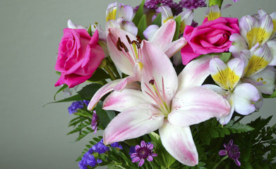 Floral bouquet.