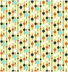 Seamless bright fun abstract vertical pattern with multicolored