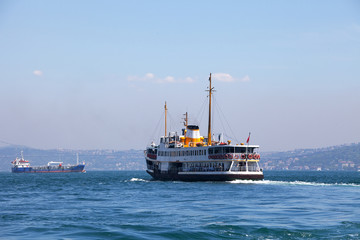 Obraz premium Boats on the Golden Horn, Istanbul