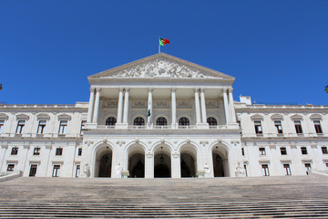 Portuguese Parliament Building, Lisbon, Portugal