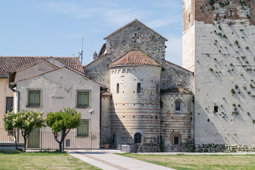 back of the roman abbey