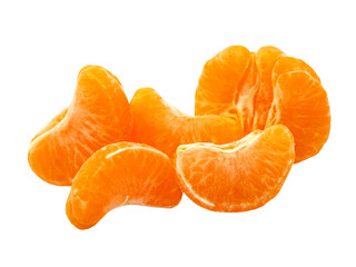 Tangerine sements.isolated.
