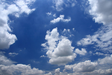 blue sky and cloud